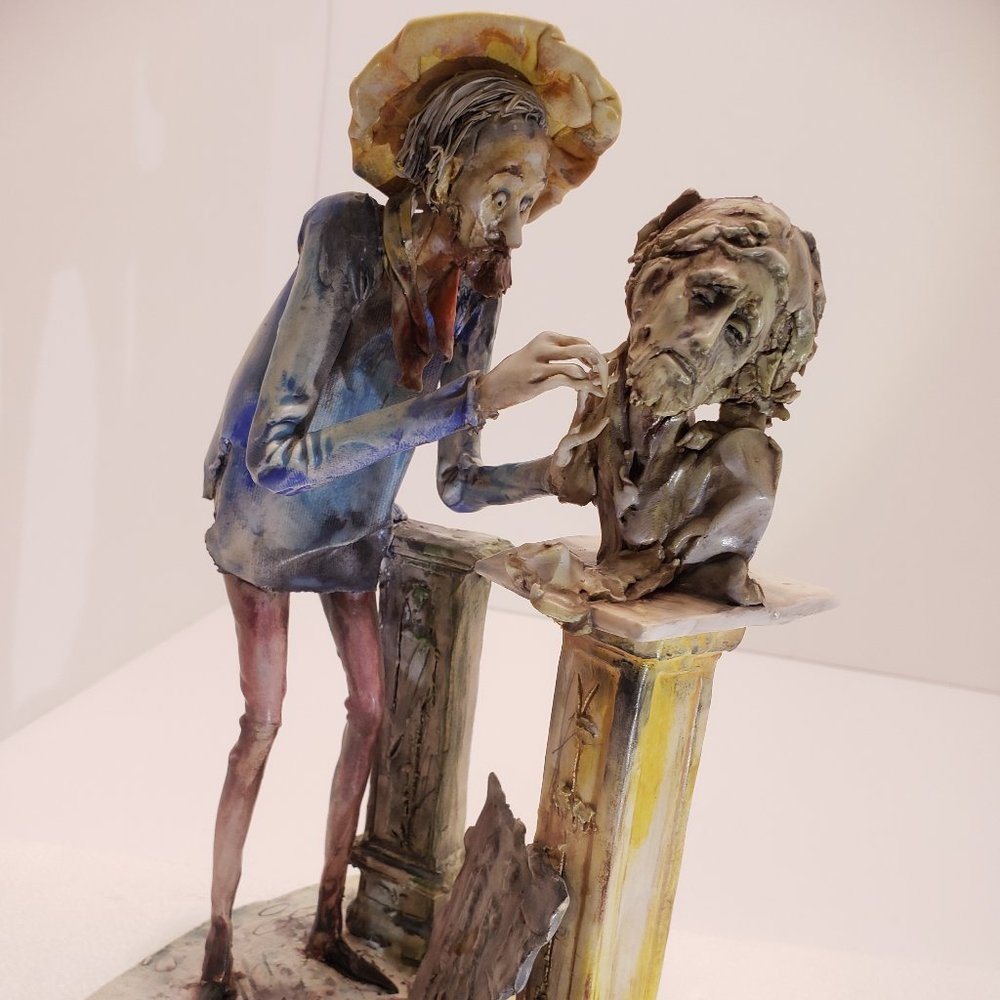 Lo Scricciolo Toni Moretto Figurine Artist Bust